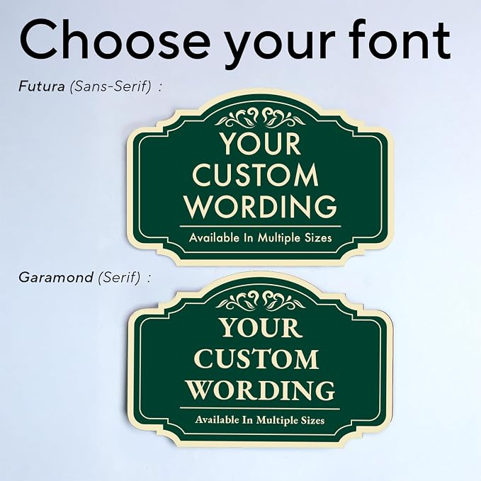 Custom Decorative Outdoor Metal Sign - Image 9