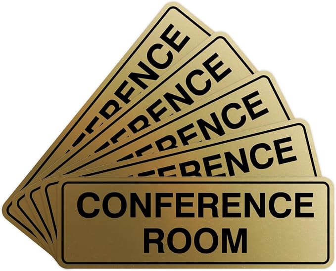 Standard Conference Room Sign by All+Quality