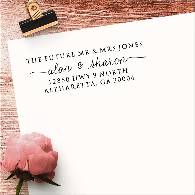 PrettySweetParty Self Inking Return Address Stamp - Image 3