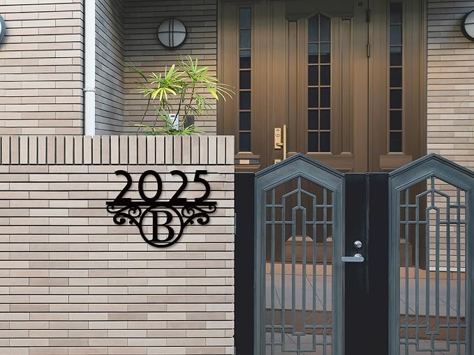 Personalized Address Signs for Houses, House Numbers for Outside Modern - Image 3