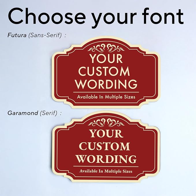 Custom Decorative Outdoor Metal Sign - Image 9