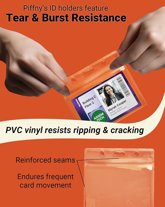 Clear ID Holder for Lanyard - Image 3