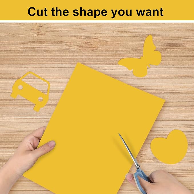 OcePor 100 Sheets Yellow Cardstock Paper, Colored Printer Paper 8.5 x 11 - Image 4