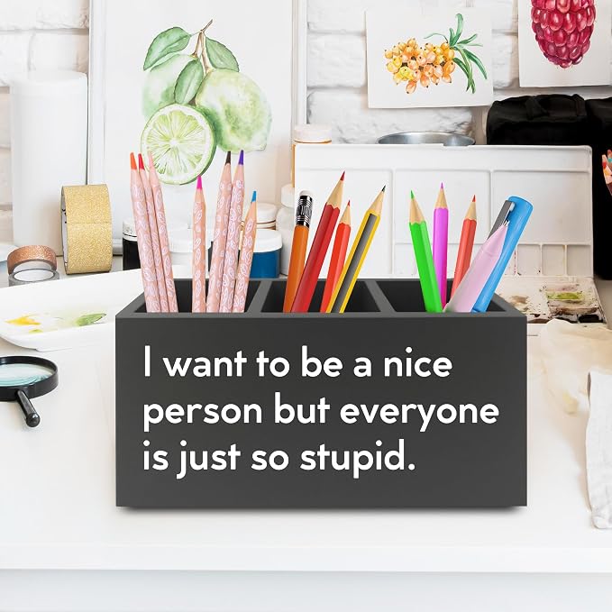 XPH Funny Pen Pencil Holder Organizer - Image 2