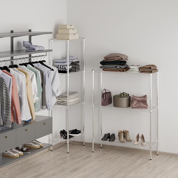 Regal Altair 14" Deep x 42" Wide x 54" Height Wire Shelving Kit | 3-Tier | NSF - Image 6