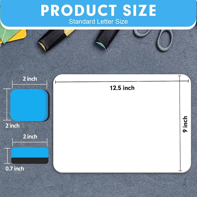 Dry Erase LapBoards, PANDRI 36 Pack Double Sided 12.5 x 9 Inch Whiteboards - Image 2