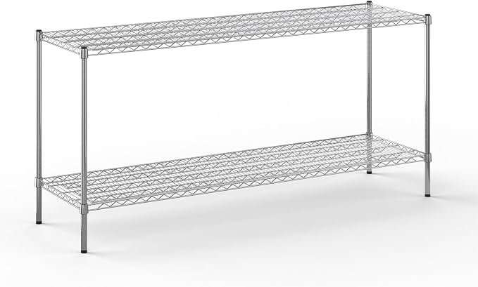 Regal Altair 21" Deep x 72" Wide x 34" Height Wire Shelving Kit | 2-Tier | NSF by Regal+Altair