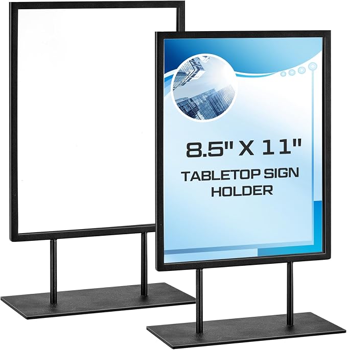 Zhengmy 2 Pcs Tabletop Sign Holder by Zhengmy