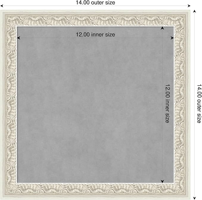 Amanti Art Silver Framed Magnetic Board 14x14 X-Small Vision Board - Image 2