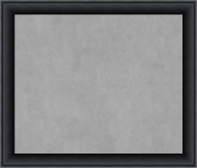 Amanti Art Black Framed Magnetic Board 23x27 Medium Vision Board by AmantiArt