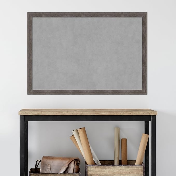 Amanti Art Grey Framed Magnetic Board 27x39 Large Vision Board - Image 6