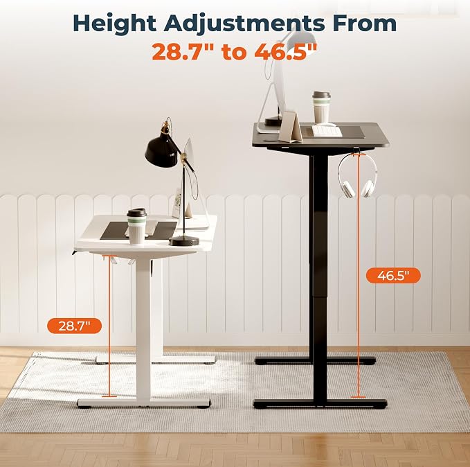 FitStand Adjustable Standing Desk, 47x24 Inches Home Office Desk - Image 4