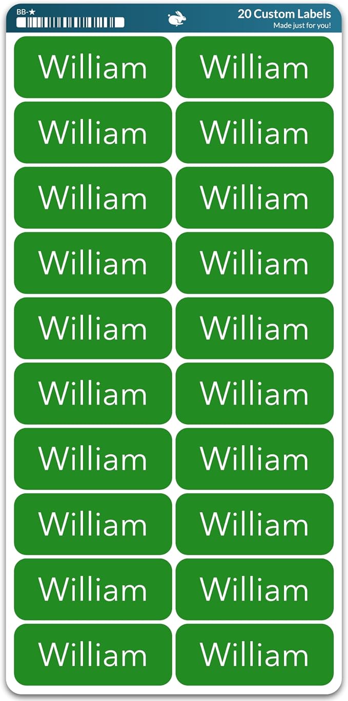 Personalized Name Labels Large Custom Name Stickers - Image 6