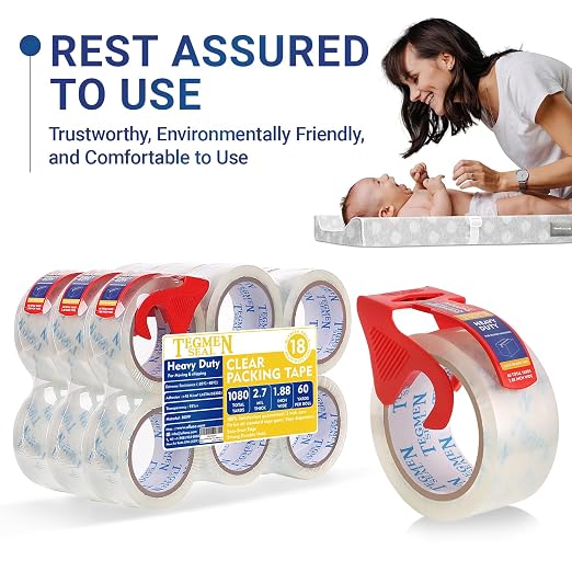TegmenSeal Heavy Duty Clear Packing Tape - Image 3