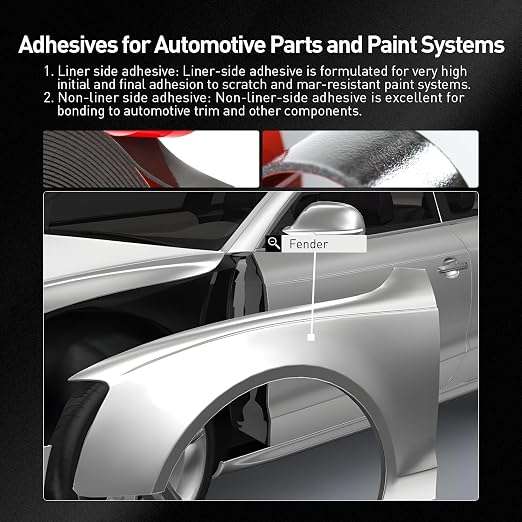 Automotive Acrylic Plus Attachment Tape 0.24" x 18Ft Made of 3M Double Sided - Image 6