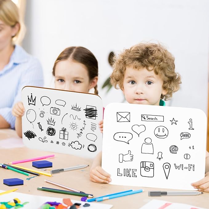 12 Pack Small White Board Dry Erase 5x7 Inch Mini Whiteboard Small Dry Erase - Image 5