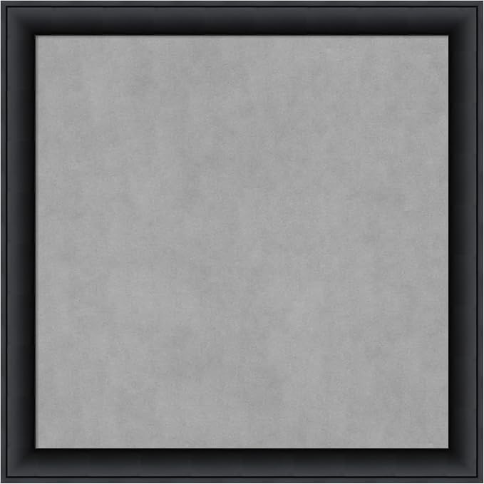 Amanti Art Black Framed Magnetic Board 27x27 Medium Vision Board by AmantiArt