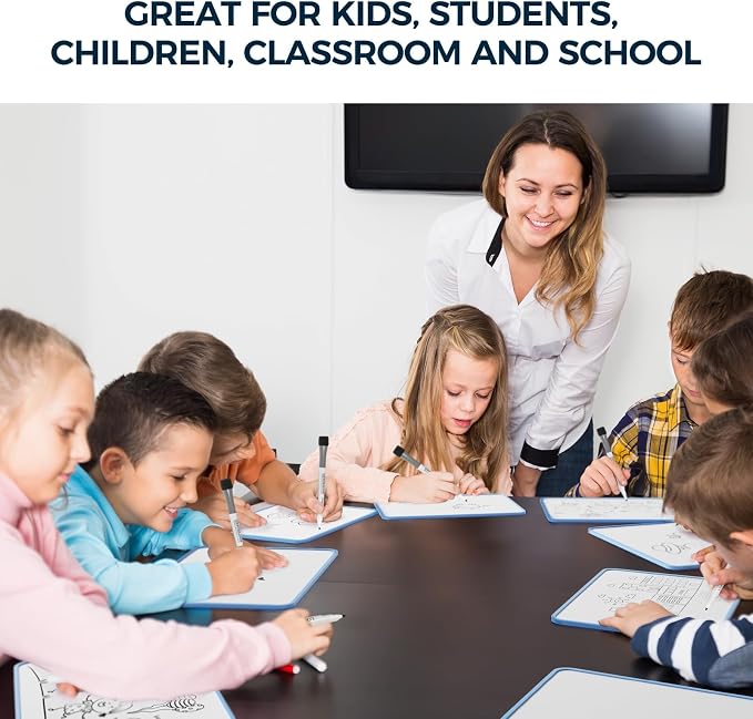 LOUKIN Small Dry Erase Lapboard, 9 x 12 Inch Double Sided, Seamless Frame Design - Image 8