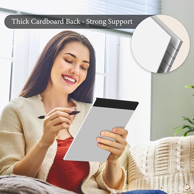 5 Pcs Note Pads 5 x 8 Inch Small Legal Pads 5 x 8 Colored Notepad 5 x 8 Micro - Image 4