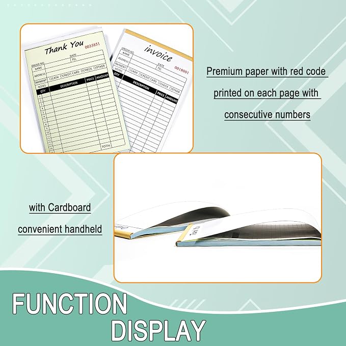 Homvle Invoice Receipt Book - Image 3