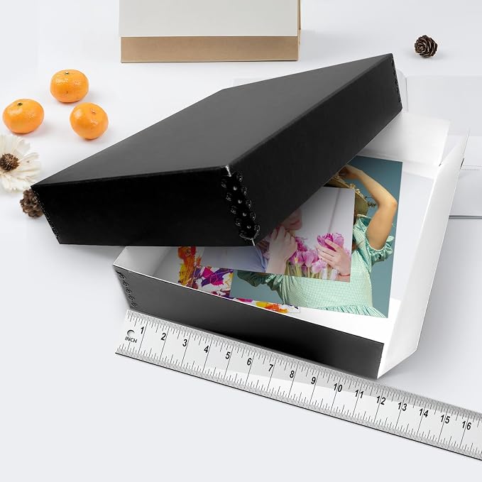 Lineco Museum Archival Storage Box, 11.75x18.25x3 in. Drop Front Design. - Image 3