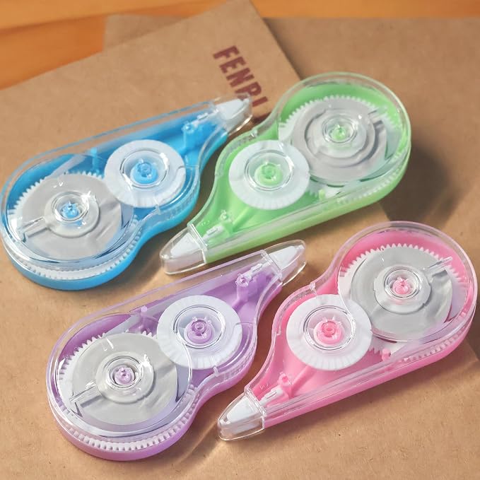 Tramboo 20 Pcs 39.4 Ft Colorful Correction Tape, Teacher Supplies, Office and - Image 6