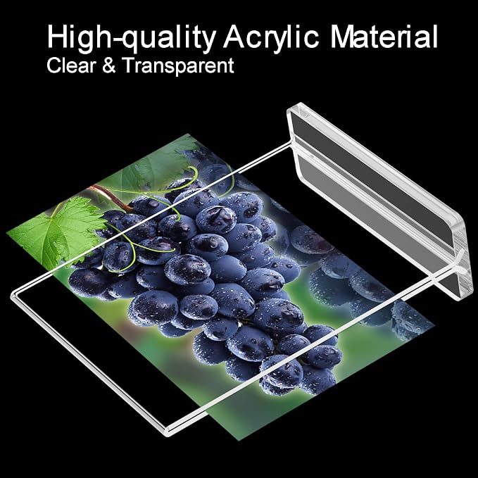 BlueValley Acrylic Sign Holder 8.5x11 Vertical - Image 3