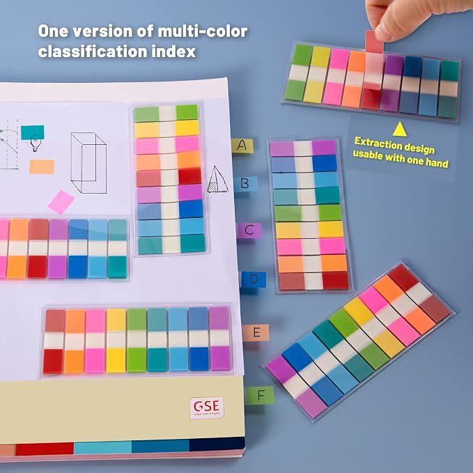 Golcellia Writable Sticky Tabs, Teacher Supplies, Study Aids, Office Supplies - Image 5