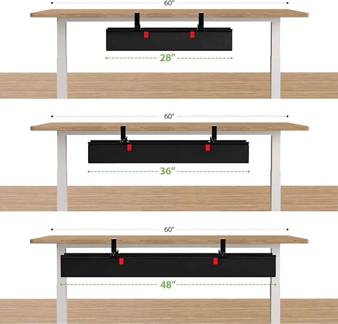 KEEGH Extra Large 48" Under Desk Cable Management Tray - Image 8