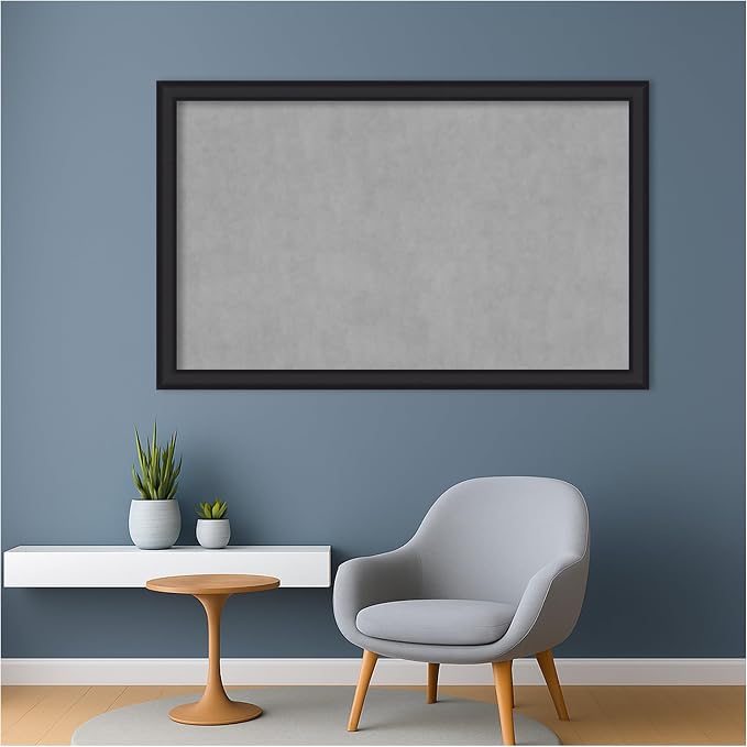 Amanti Art Black Framed Magnetic Board 27x43 Large Vision Board - Image 5