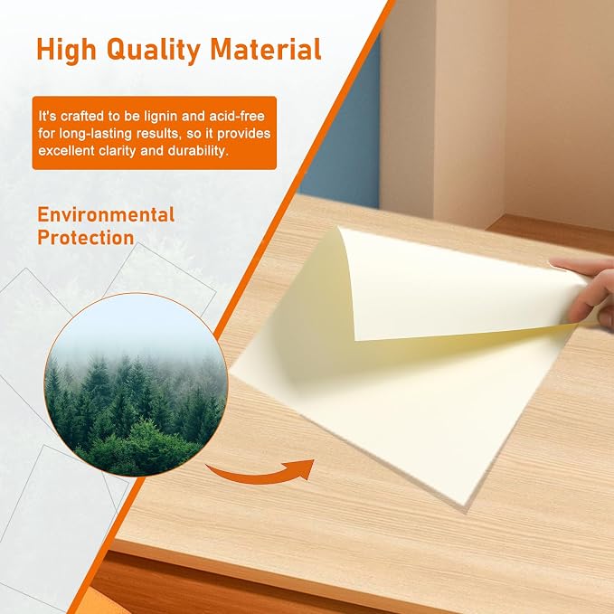 100 Sheets Cream Cardstock 8.5 x 11 Off White Paper, 75lb Premium Ivory Paper - Image 5
