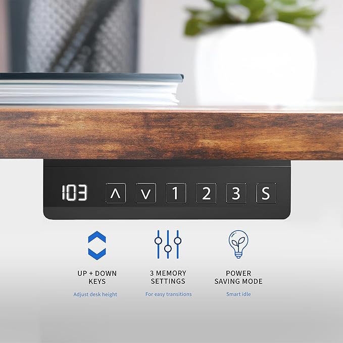 VIVO Electric Dual Motor Stand Up Desk Frame - Image 5
