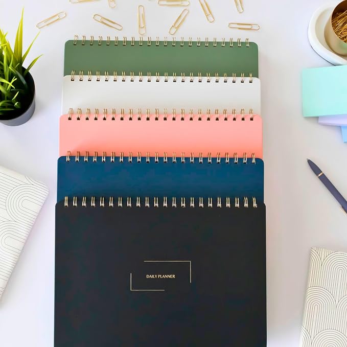 Merely Home Undated Daily Planner | 8.25” x 11.75” Work To-Do Notebook | ADHD - Image 9