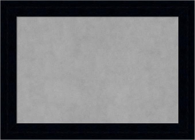 Amanti Art Black Framed Magnetic Board 20x28 Medium Vision Board by AmantiArt