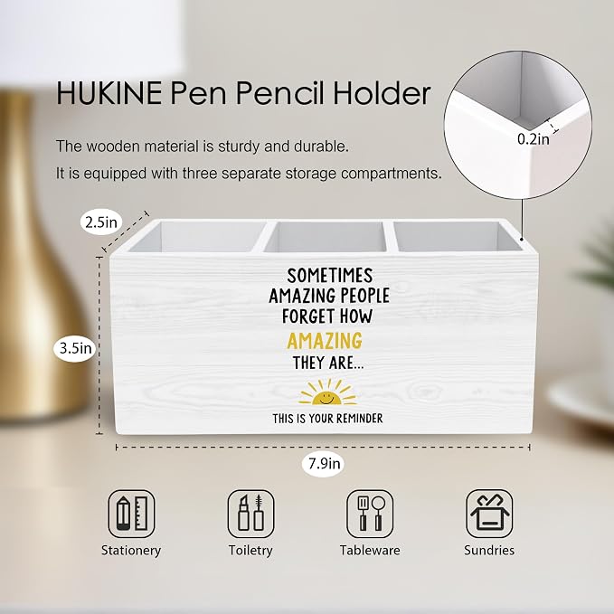 HUKINE Thank You Gifts Pen Holder - Image 6