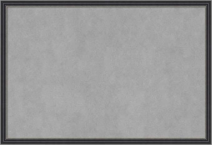 Amanti Art Black Framed Magnetic Board 17x25 Medium Vision Board by AmantiArt