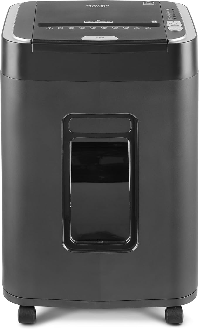 Aurora Professional Grade 150-Sheet Auto Feed Micro-Cut Paper and Credit Card - Image 7