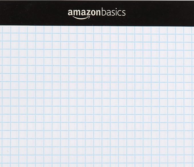 Amazon Basics Quad Ruled Graph Paper Pad, 600 Sheets, Letter Size 8.5 x 11 in - Image 4