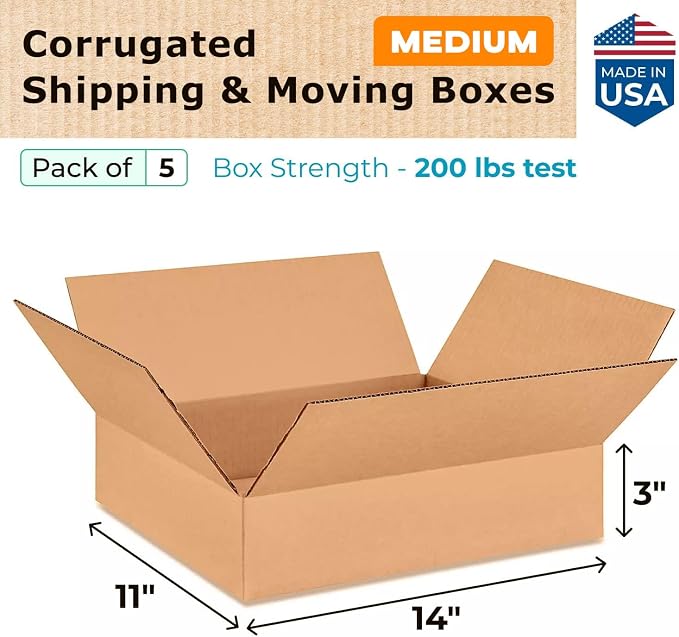 IDL Medium Moving & Shipping Boxes - Image 2