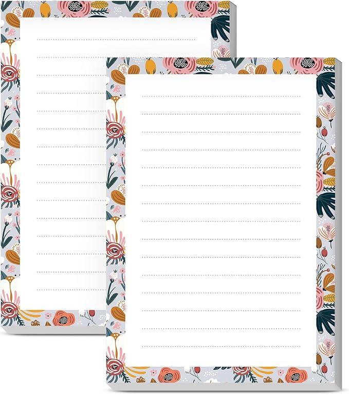 SXboxing Sticky Notes 4X6 Inches, 2 Pack Large Cute Self-Stick Pads, Bright by SXboxing