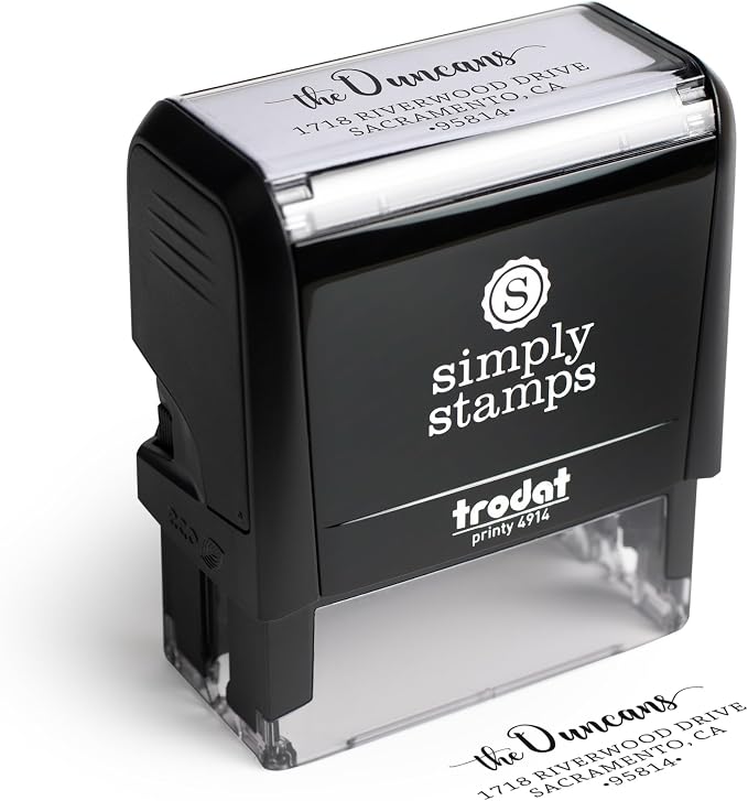 The Duncans Personalized Self-Inking Address Stamp | Envelope Return Address - Image 2