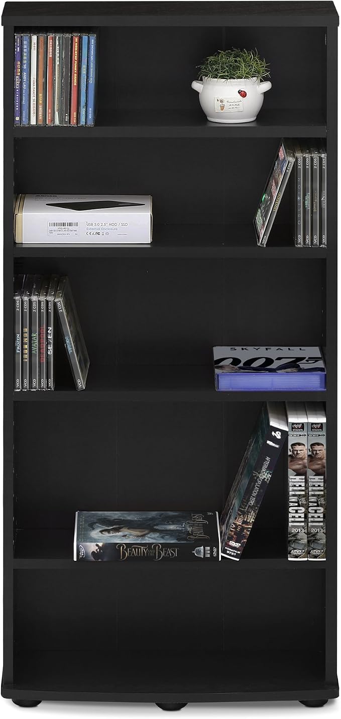 FURINNO Jaya 4-Tier Multimedia Storage Tower - Image 4