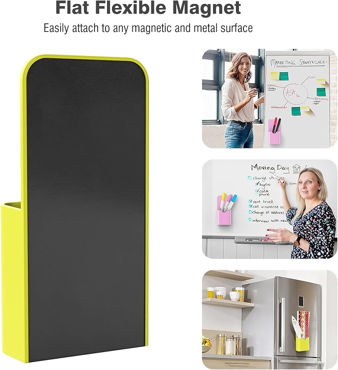 MoKo Magneitc Dry Erase Marker Holder Set, 2 Large & 2 Small Holders - Image 3