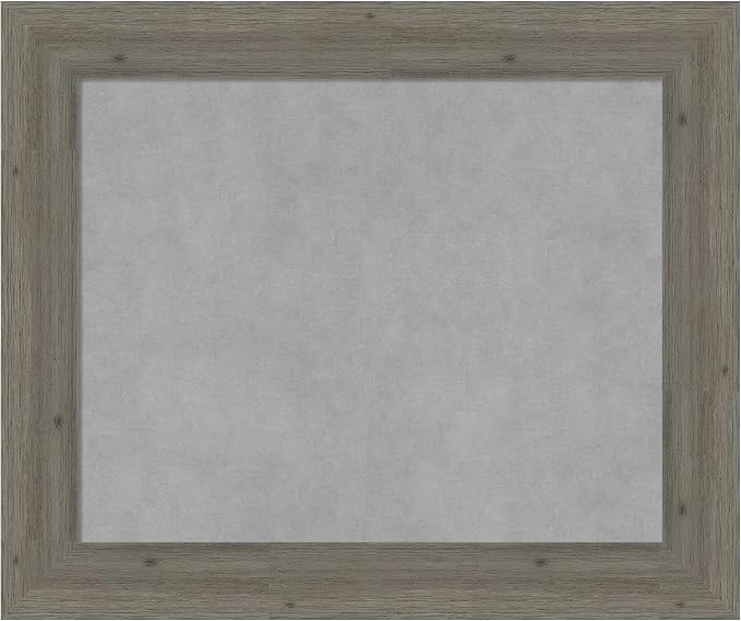 Amanti Art Grey Framed Magnetic Board 21x25 Small Vision Board by AmantiArt