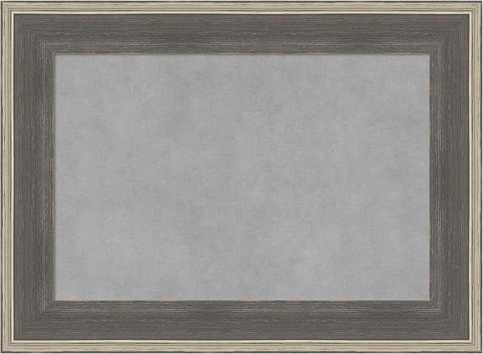 Amanti Art Grey Framed Magnetic Board 17x23 Small Vision Board by AmantiArt