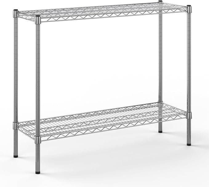 Regal Altair 14" Deep x 42" Wide x 34" Height Wire Shelving Kit | 2-Tier | NSF by Regal+Altair