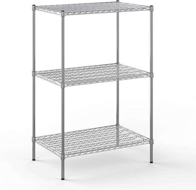 Regal Altair 24" Deep x 36" Wide x 54" Height Wire Shelving Kit | 3-Tier | NSF by Regal+Altair