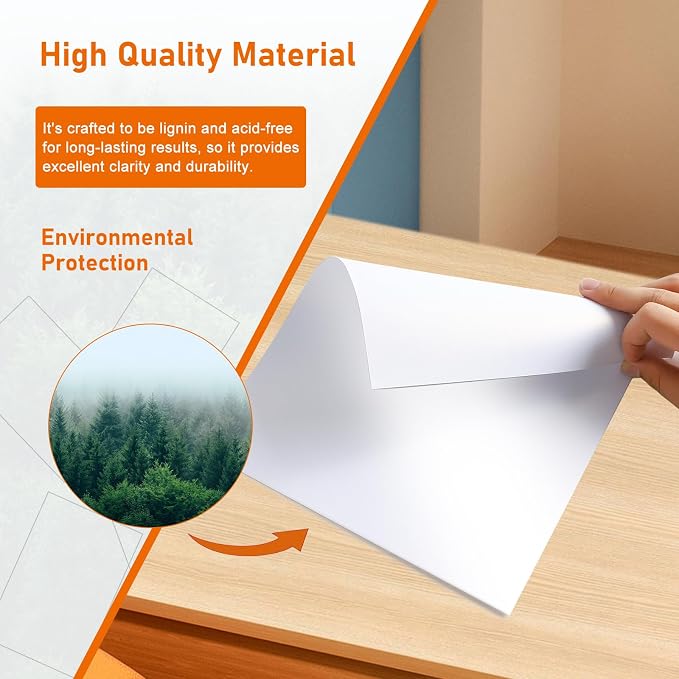 100 Sheets Shimmer White Cardstock 8.5 x 11 Printer Paper, 92lb Heavyweight - Image 5