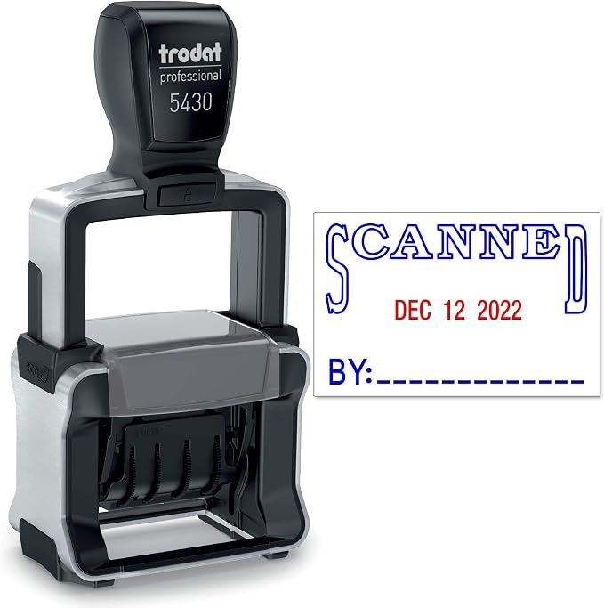 Trodat 5430 Professional Self-Inking Date Stamp by Maxmark