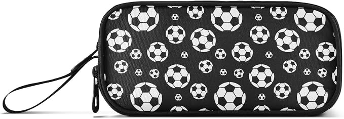 BOENLE Football Soccer Pencil Case Box Boys Girls Large Pencil Pouch Zipper - Image 8